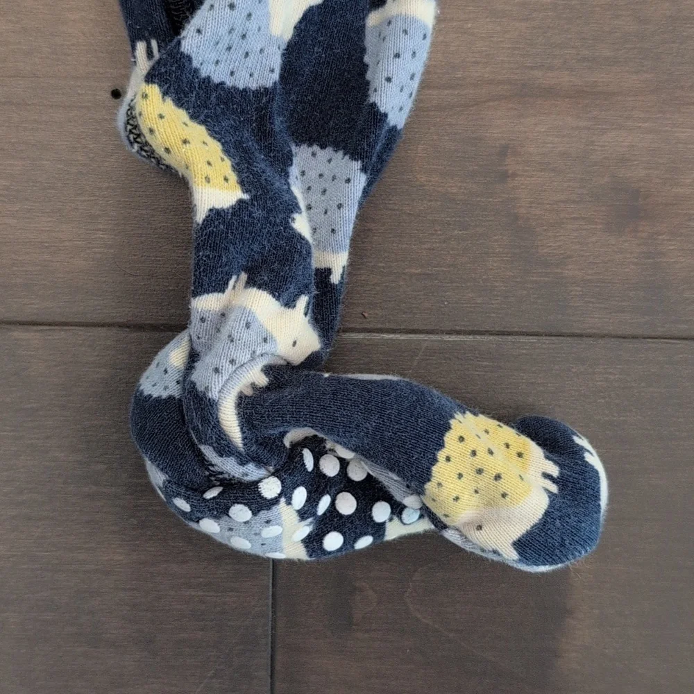 Hanna Andersson Hedgehog 12-18 Mo Zip Footed Sleeper